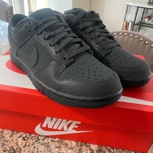 Women’s Nike Dunks Low - Anthracite/Black/Racer Blue